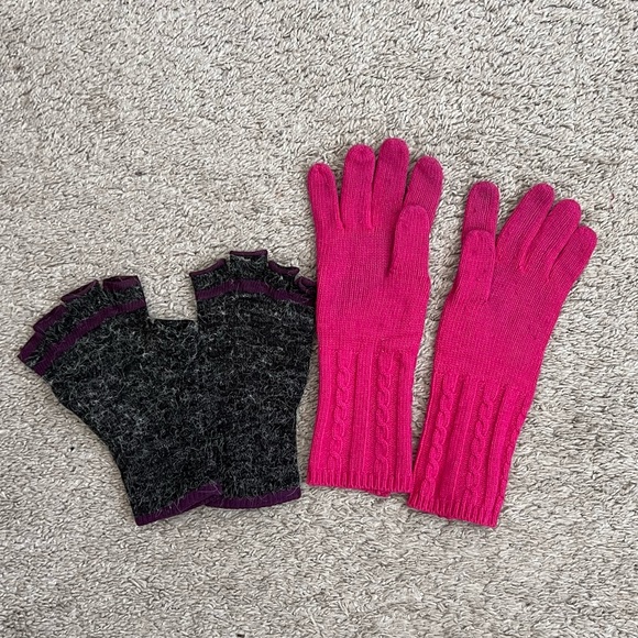 Pink Polo Ralph Lauren Gloves - Picture 2 of 5